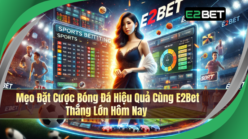 Mẹo Đặt Cược Bóng Đá Hiệu Quả Cùng E2Bet – Thắng Lớn Hôm Nay